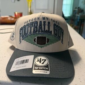 47 Barstool Sports Pardon My Take Football Guy Hat in Cream and Green